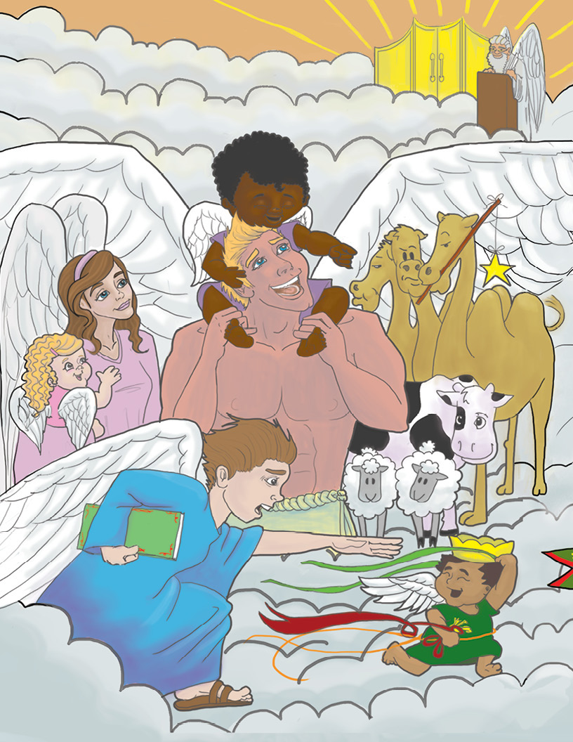 angels children's book kids art