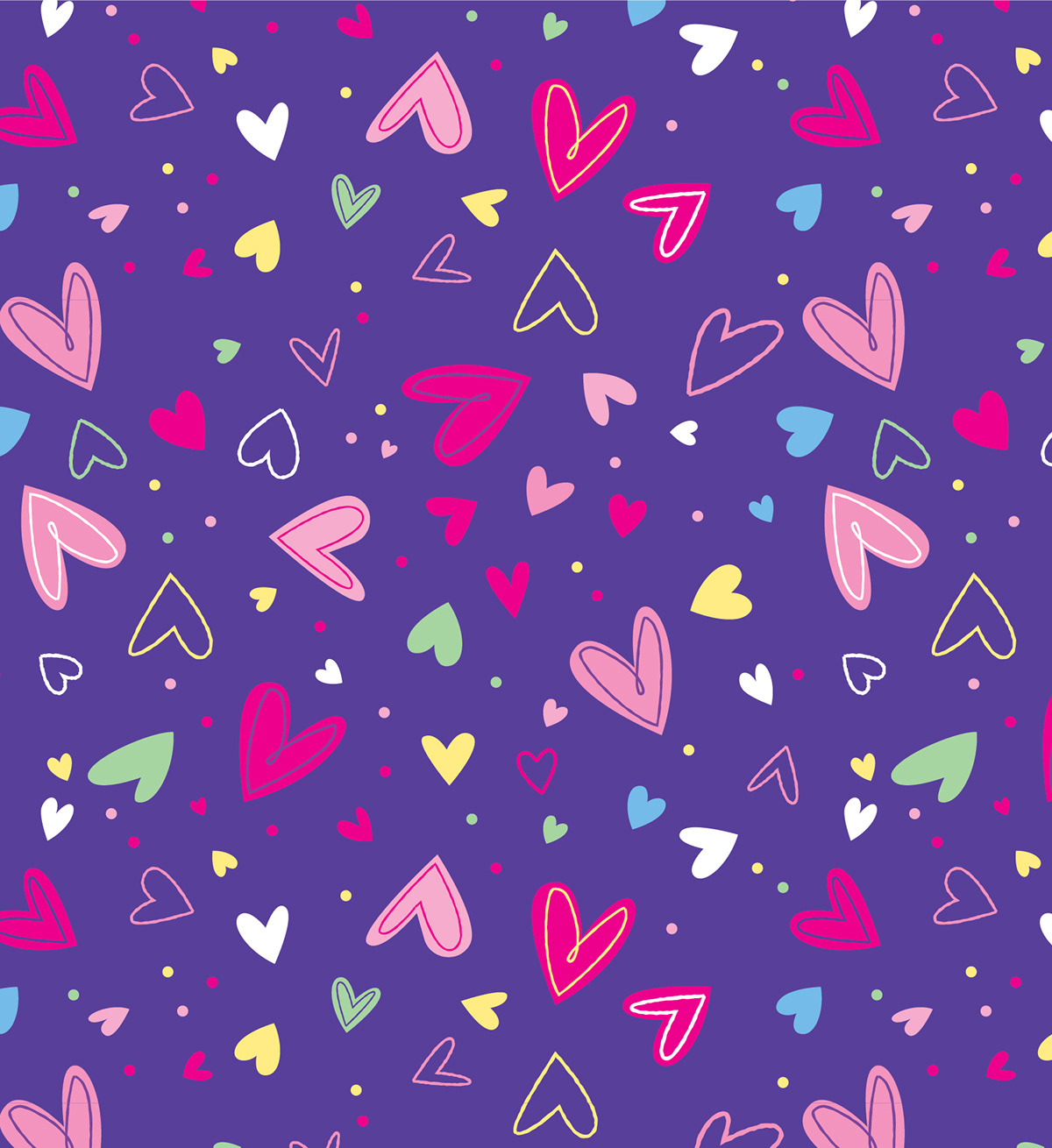 fabric surface design Surface Pattern surface pattern design bees Valentine's Day valentines day valentines Valentine's fabrics