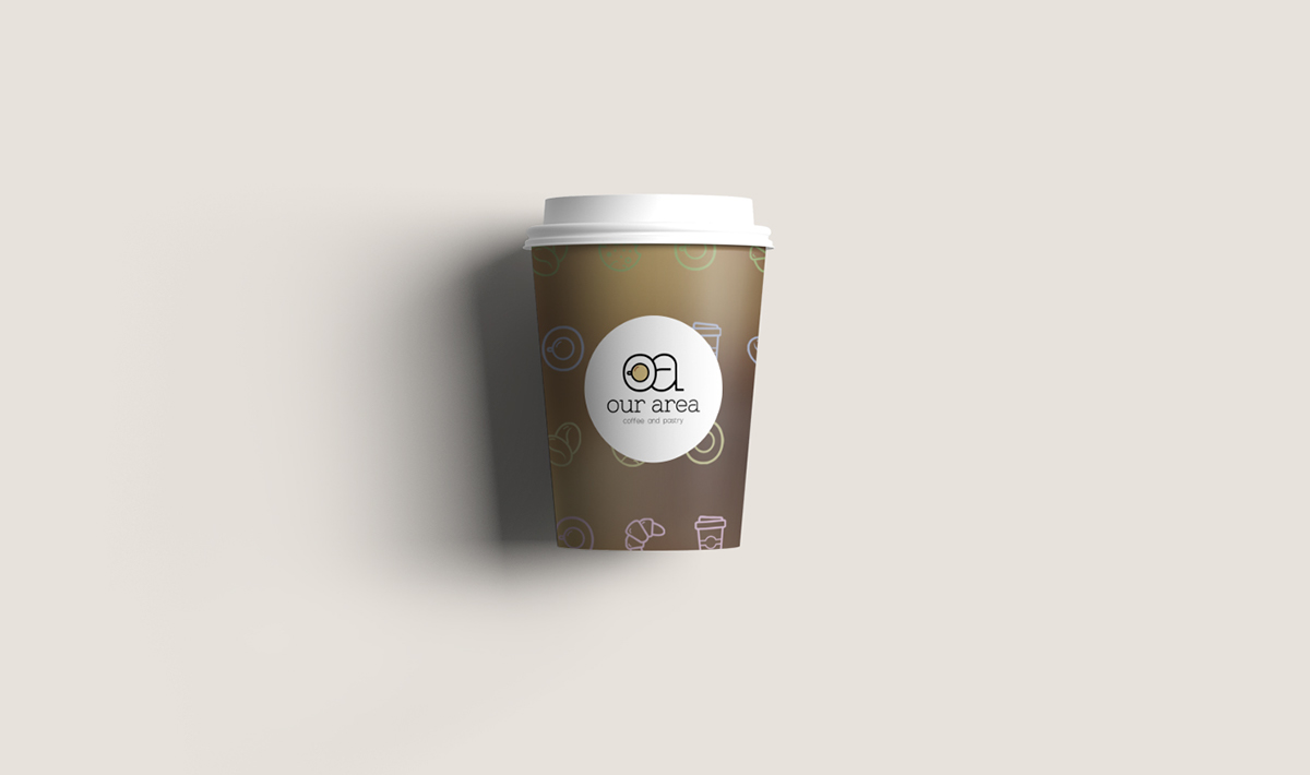 branding  Food  Logotype identity Coffee pastry cafe menu modern
