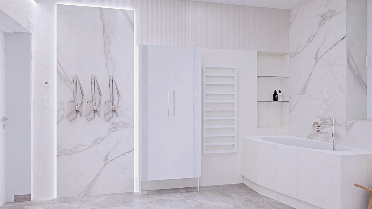 bathroom design visualization architecture interior design  Render modern