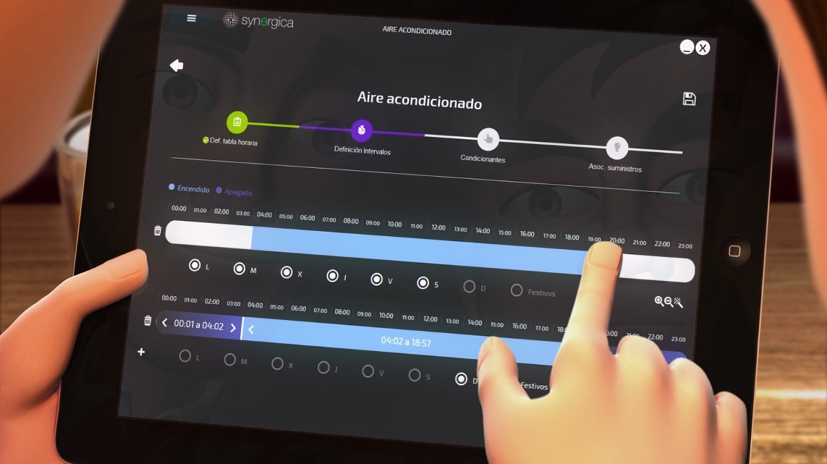 character animation shortfilm add bar beer app design iPad synergica