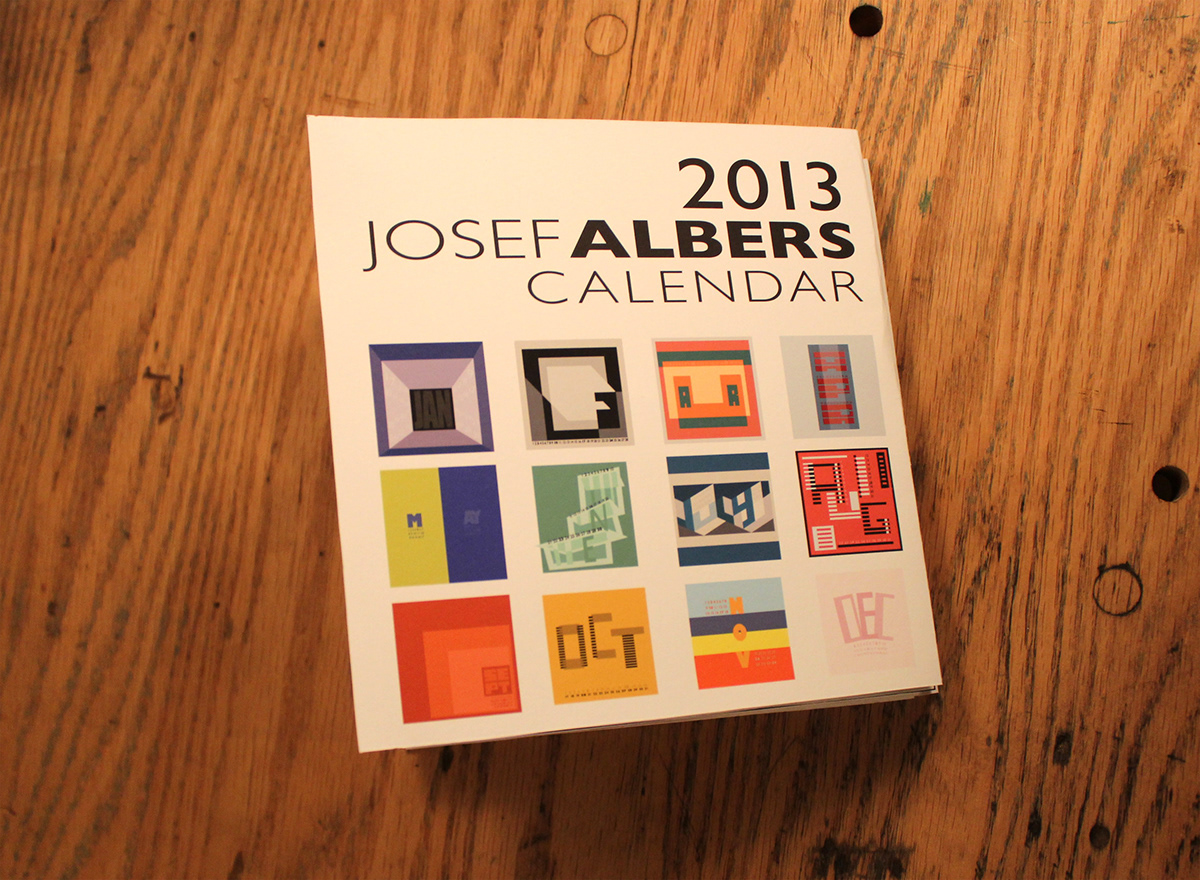 josefalbers calendar colortheory pattern abstract homagetothesquares bauhaus minimalist