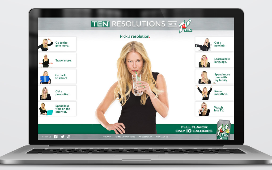 7Up soda Chelsea Handler mobile web mobile branded content content online content