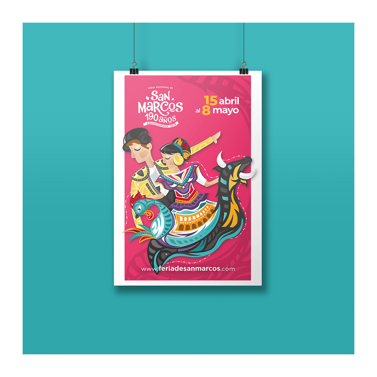 fnsm ilustracion mexico diseño gráfico design ilustration Mexican tradición colorful folkloric