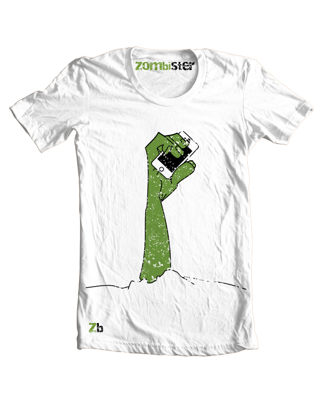 zombies cartoon Hipster clothes graphictees t-shirt