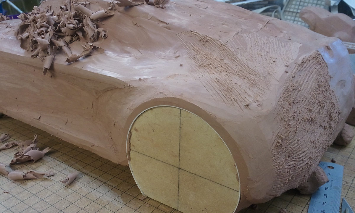 chavant  Clay model  Car modelling sculpture