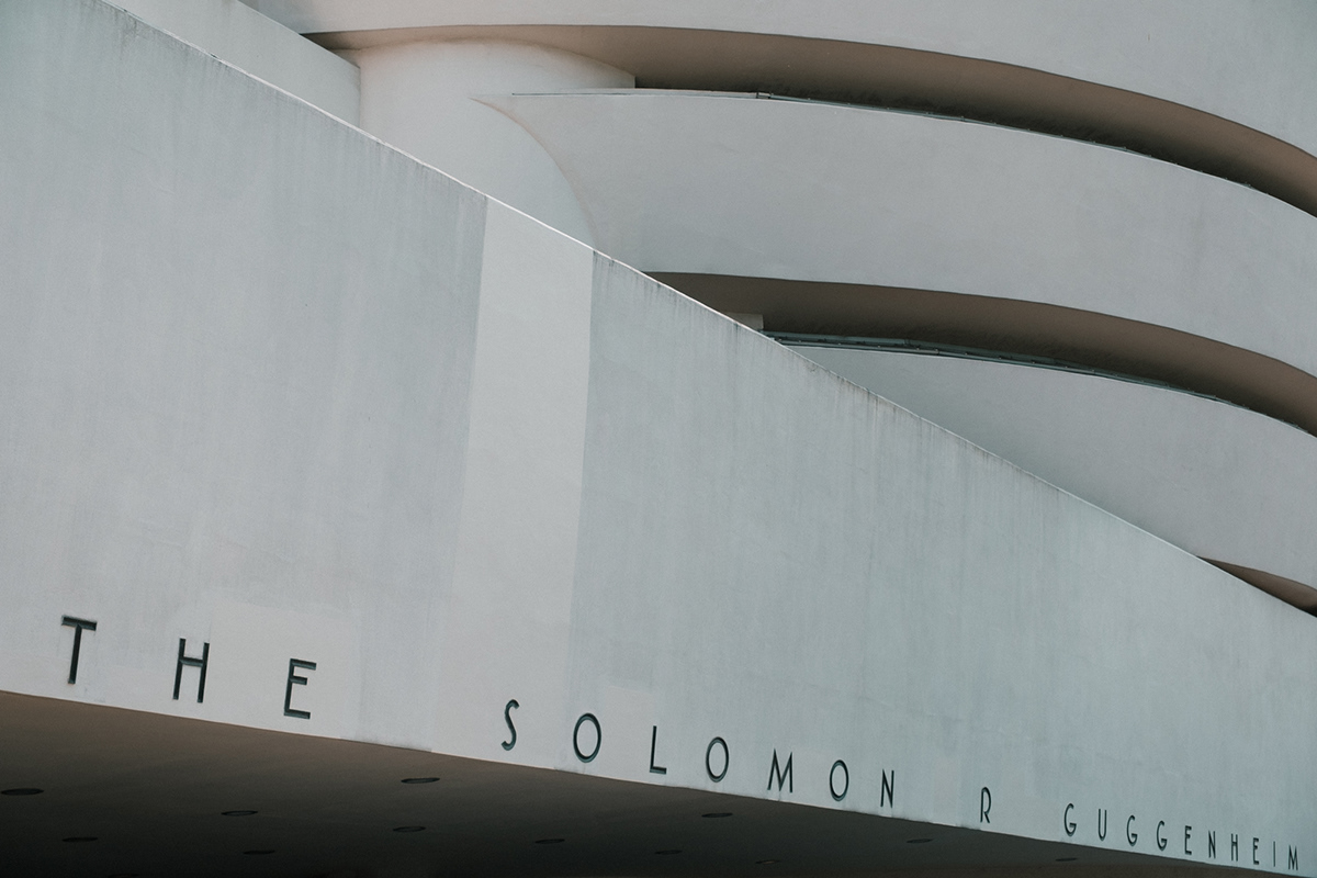 Photography  guggenheim museum minimal abstract art architecture concrete New York united states