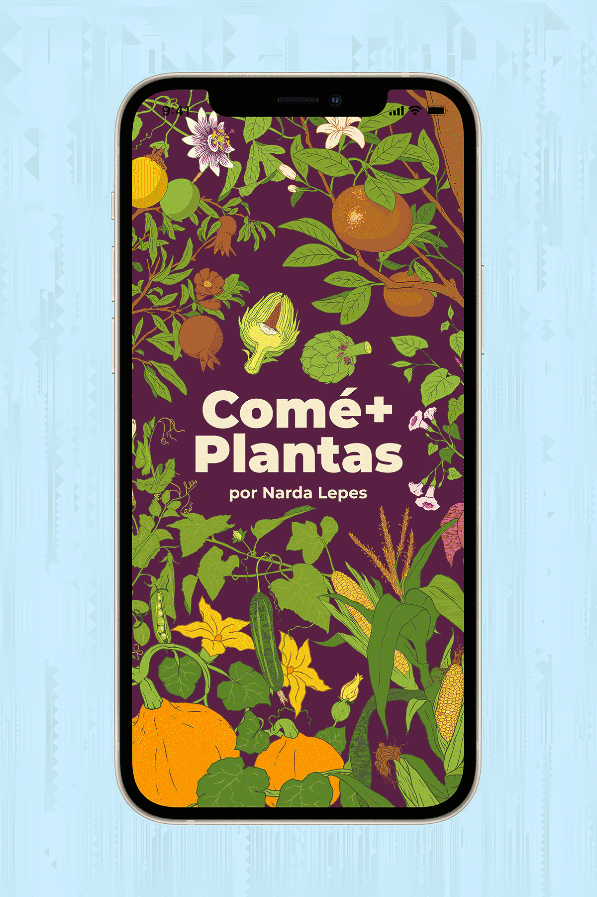 app botanical eat fruits ILLUSTRATION  ilustracion Microsoft narda lepes plantas plants
