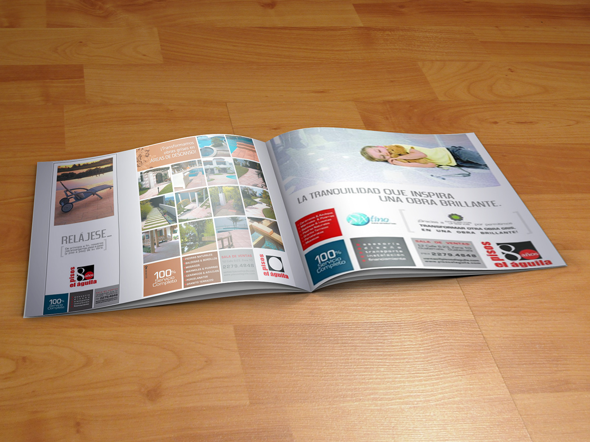 brochure catalog catalogo folleto follertería diseño Anúncios