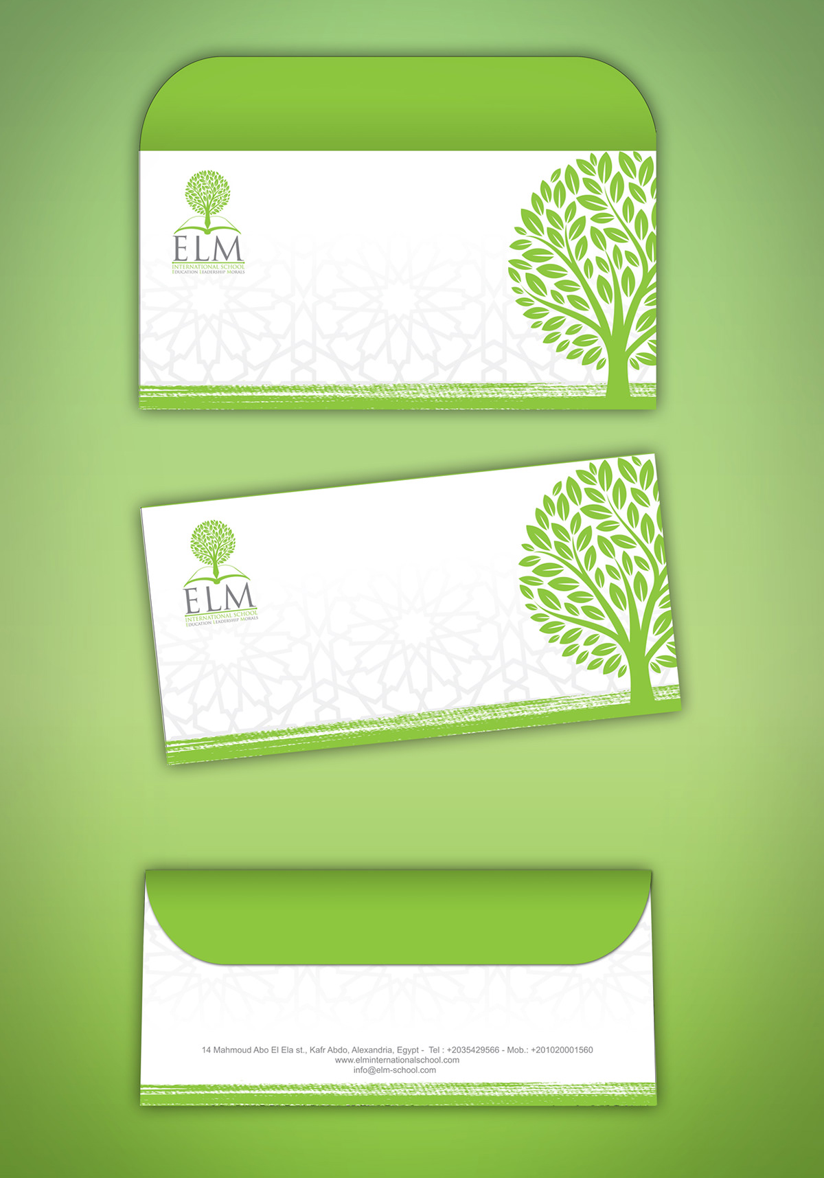 creative design concept identity brand cards letterhead rollup