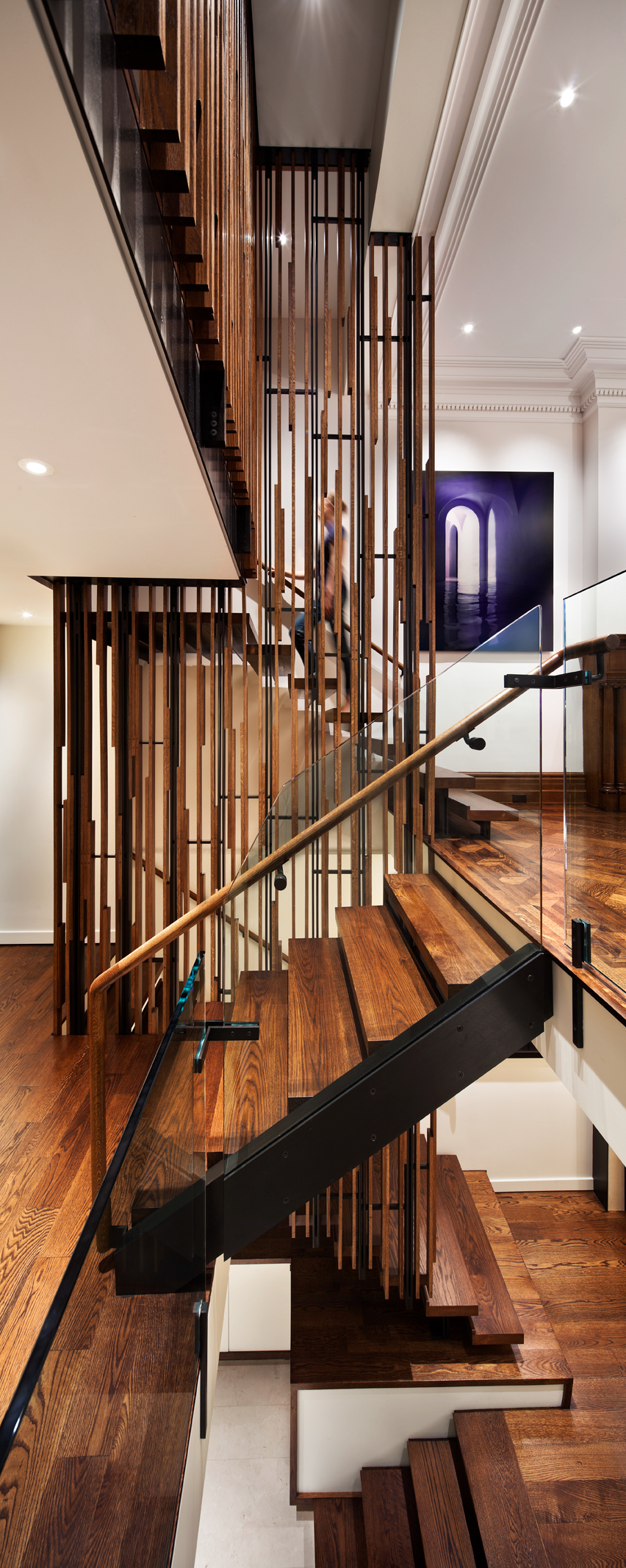 New York Interior residential ltl architects stairway