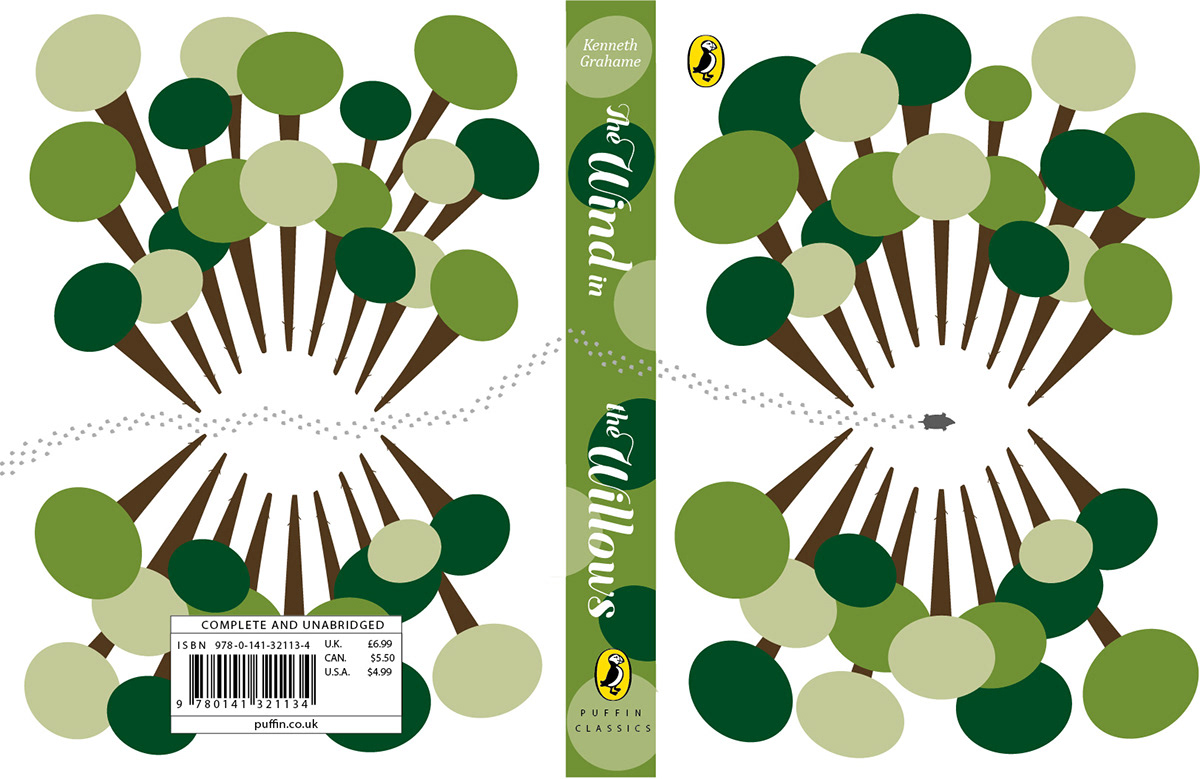 penguin falmouth university  Design Award The Wind In the willows Shortlist