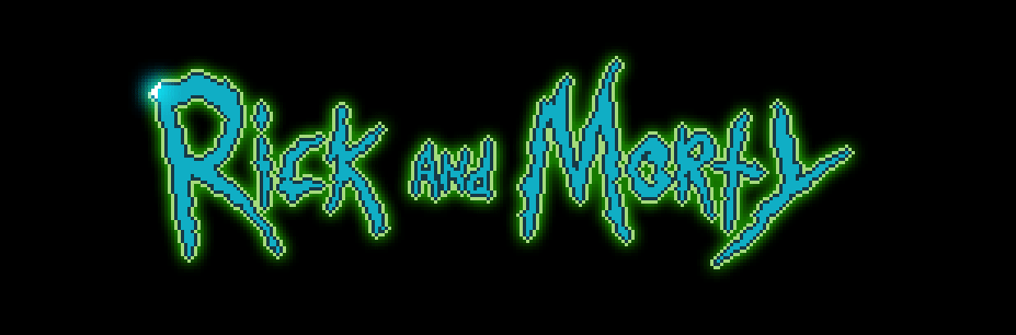 rick and morty Rick Morty Adult Swim Pixel art pixelart portal Burp gif