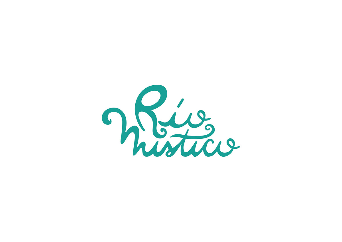 logo branding  swimwear Logotipo beach handwriting lettering sea river Mystic