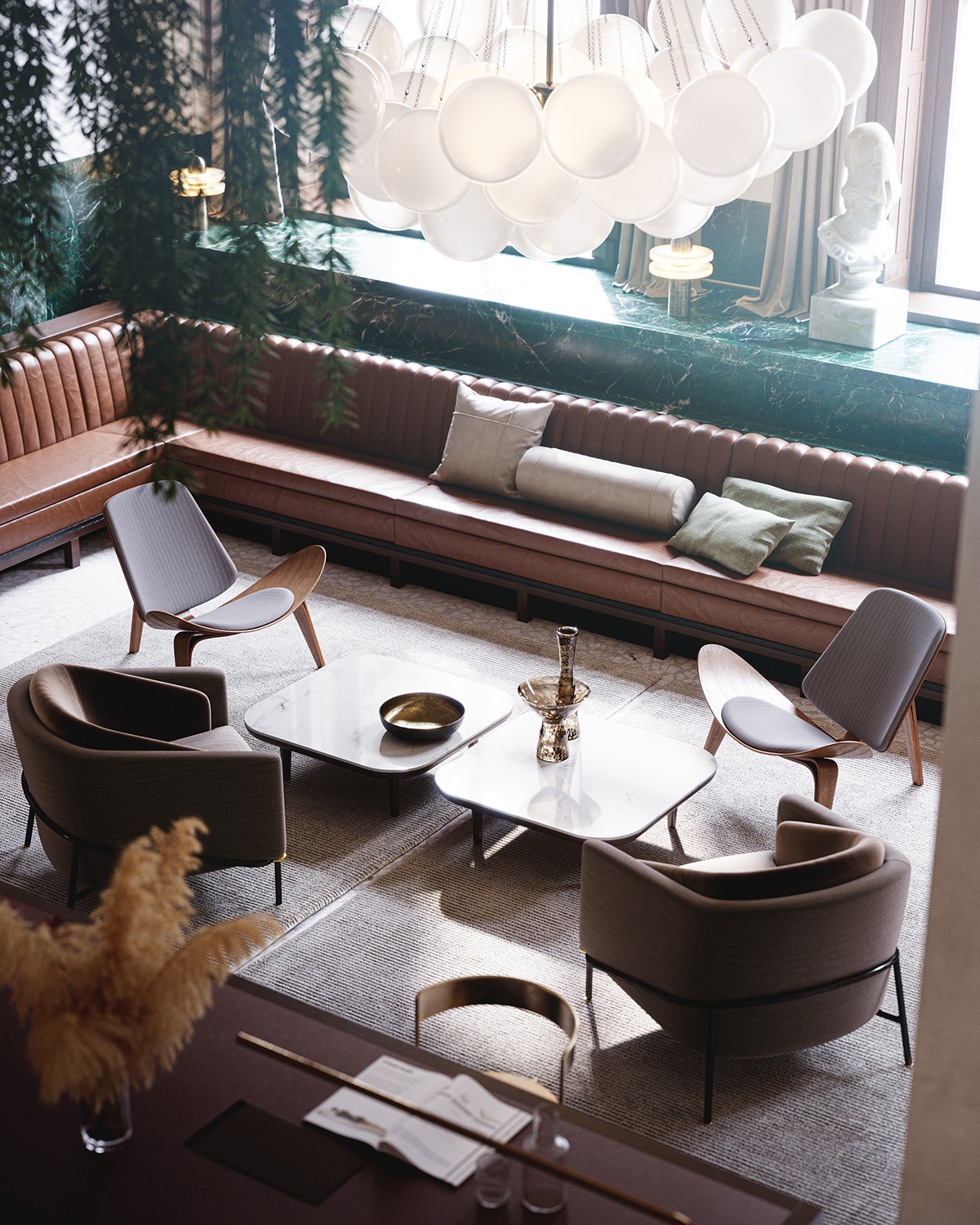 archviz corona corona render  interior design  London Office real estate realistic Render visualization