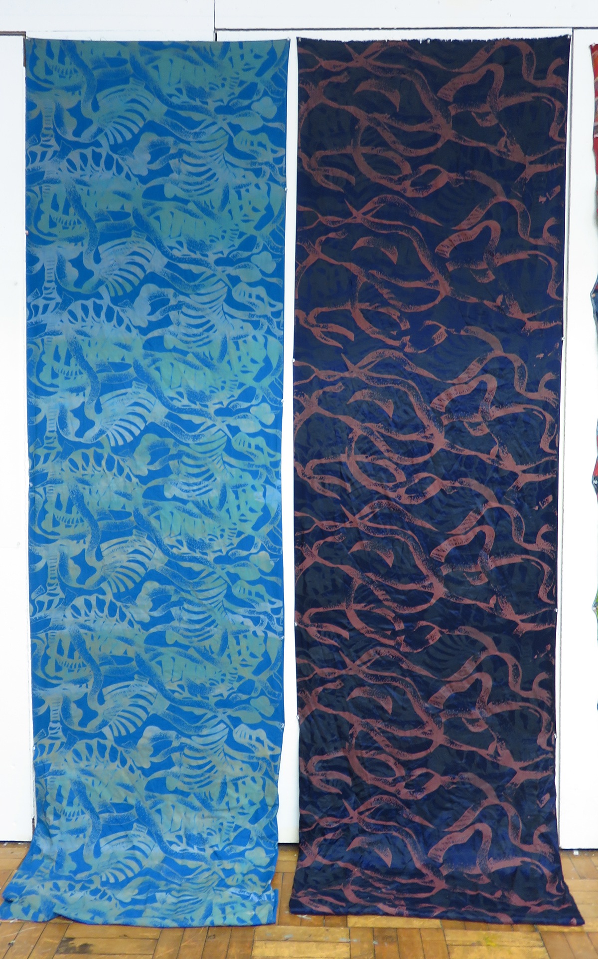 textiles design fabric silkscreen