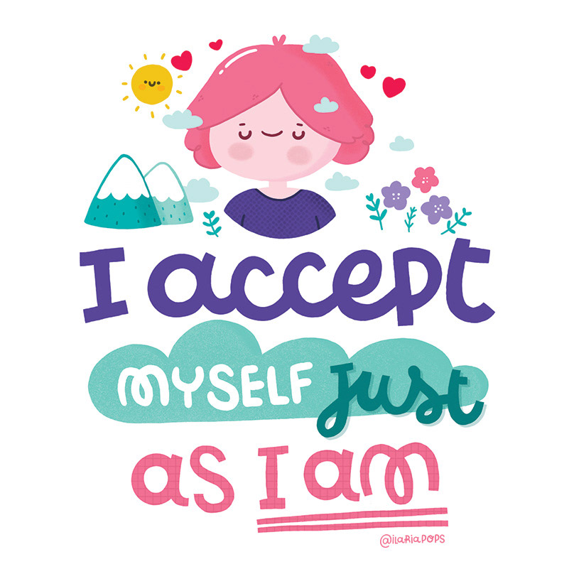 lettering affirmation ILLUSTRATION  positive quotes affirmation quotes