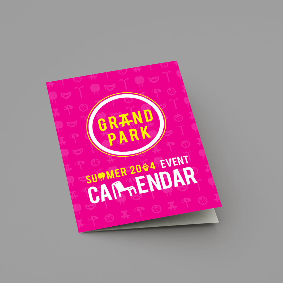 grand Park brochure Street Pole banner Web mock up graphic design redesign Los angeles la