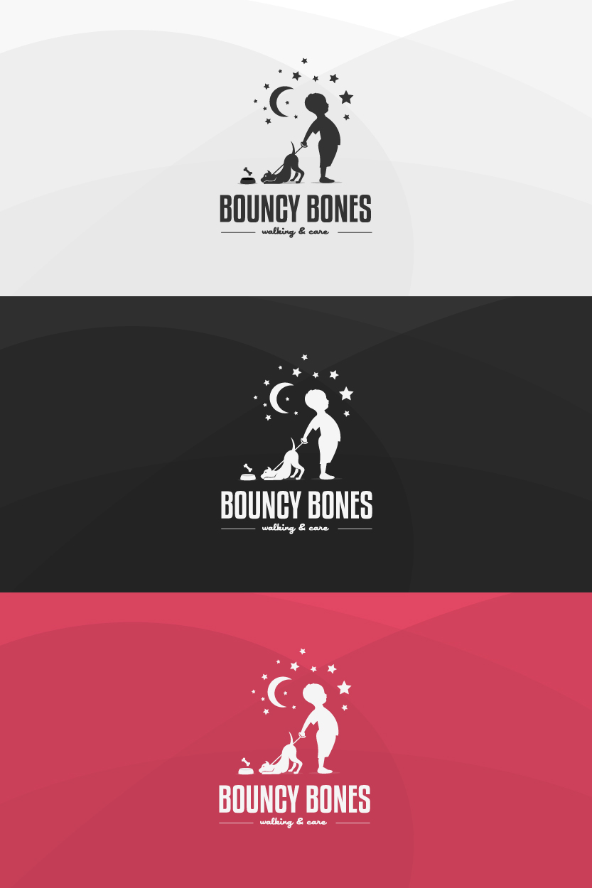 Pet  bone  dog  branding  logo  web  webdesign