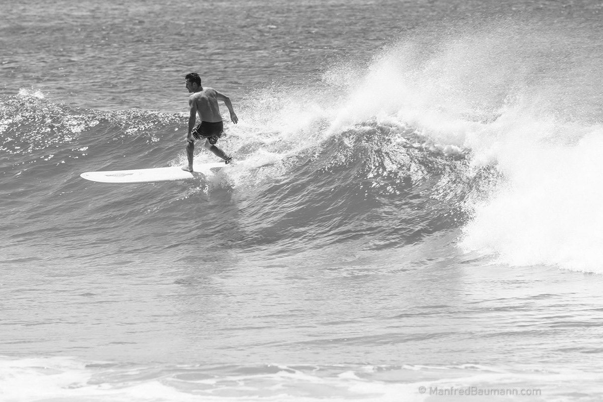 black and white Manfred Baumann Ocean sea Surf surfer surfing wave waves