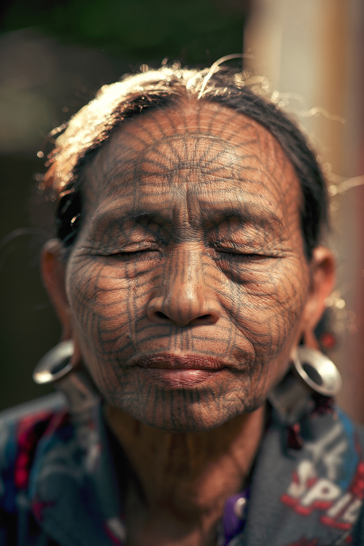 portrait portraits faces old elder myanmar burma essay tattoo face
