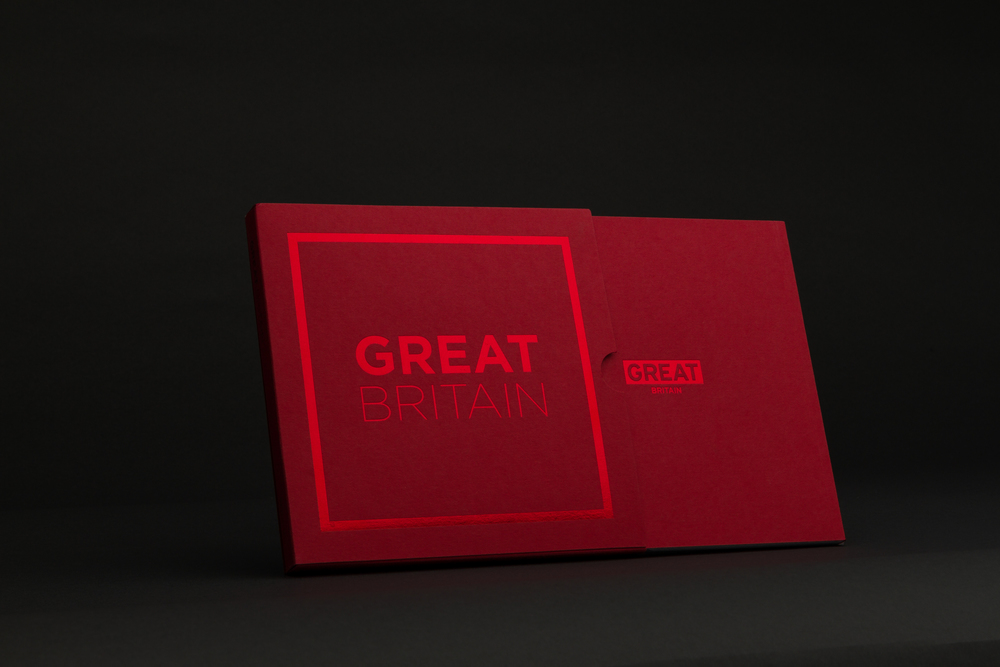 creative design book foil letterpress editorial red print great britain Layout grid mandarin english London Q Creative