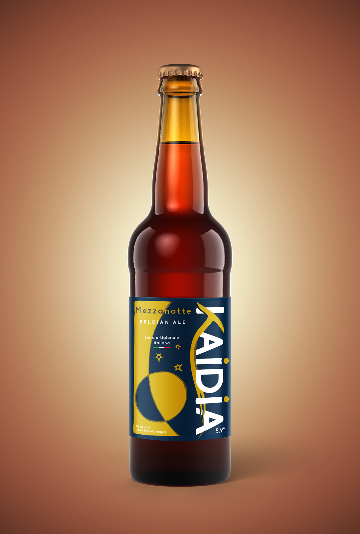 Kaidia beer label design