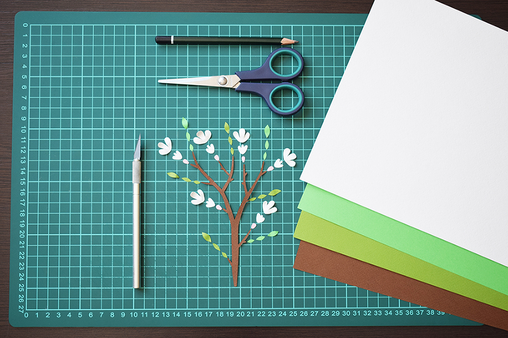stop motion animation  spring bloom paper paper art paper craft craft sakura Flowers
