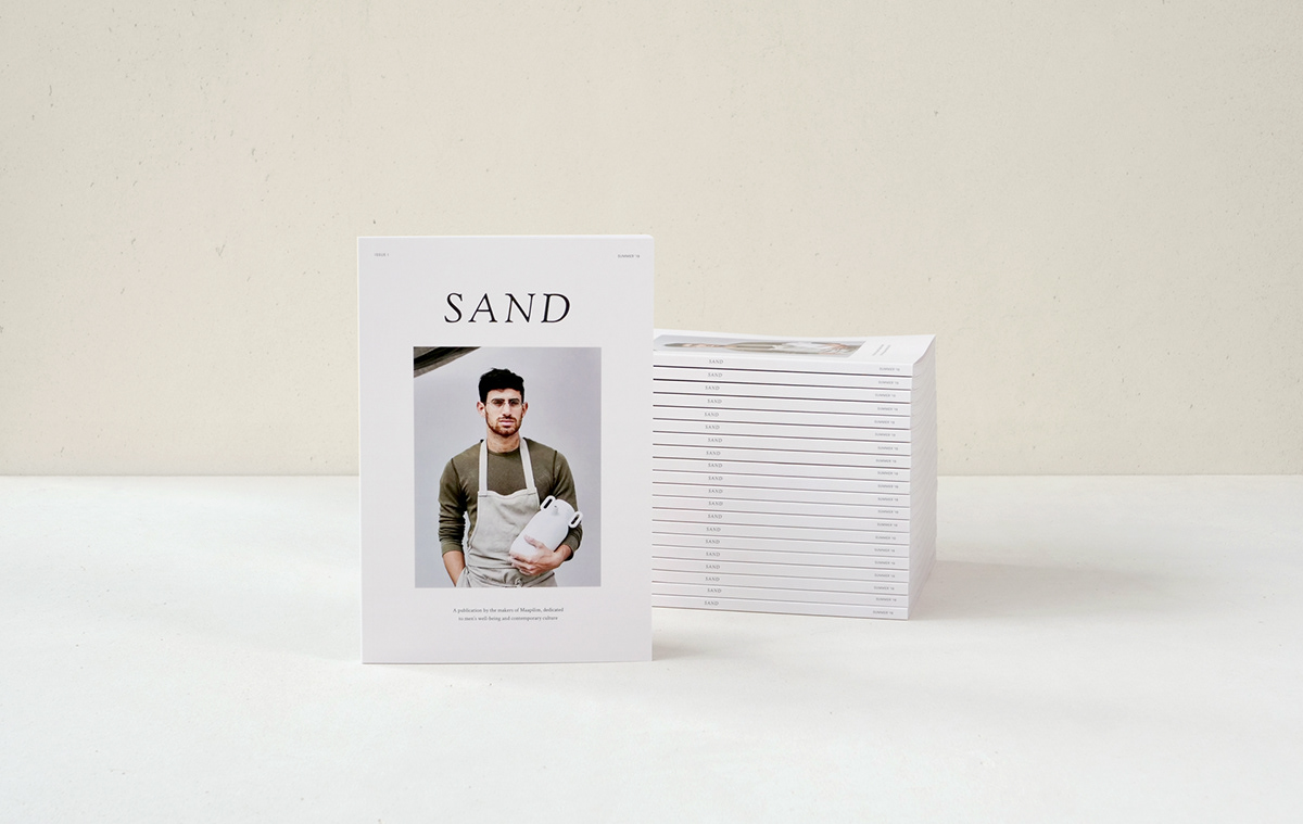 magazine print design  Maapilim readsand sand Zines mediterranean lifestyle slow living Wellness