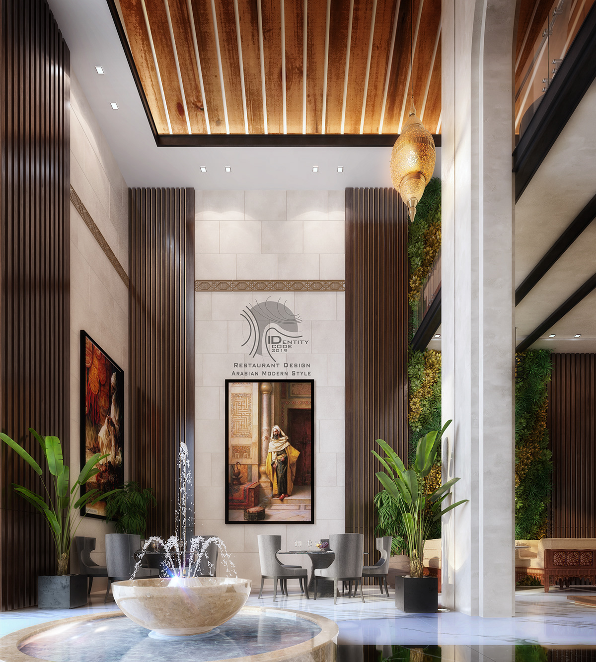 restaurant arabian modern Style commercial design Interior KSA