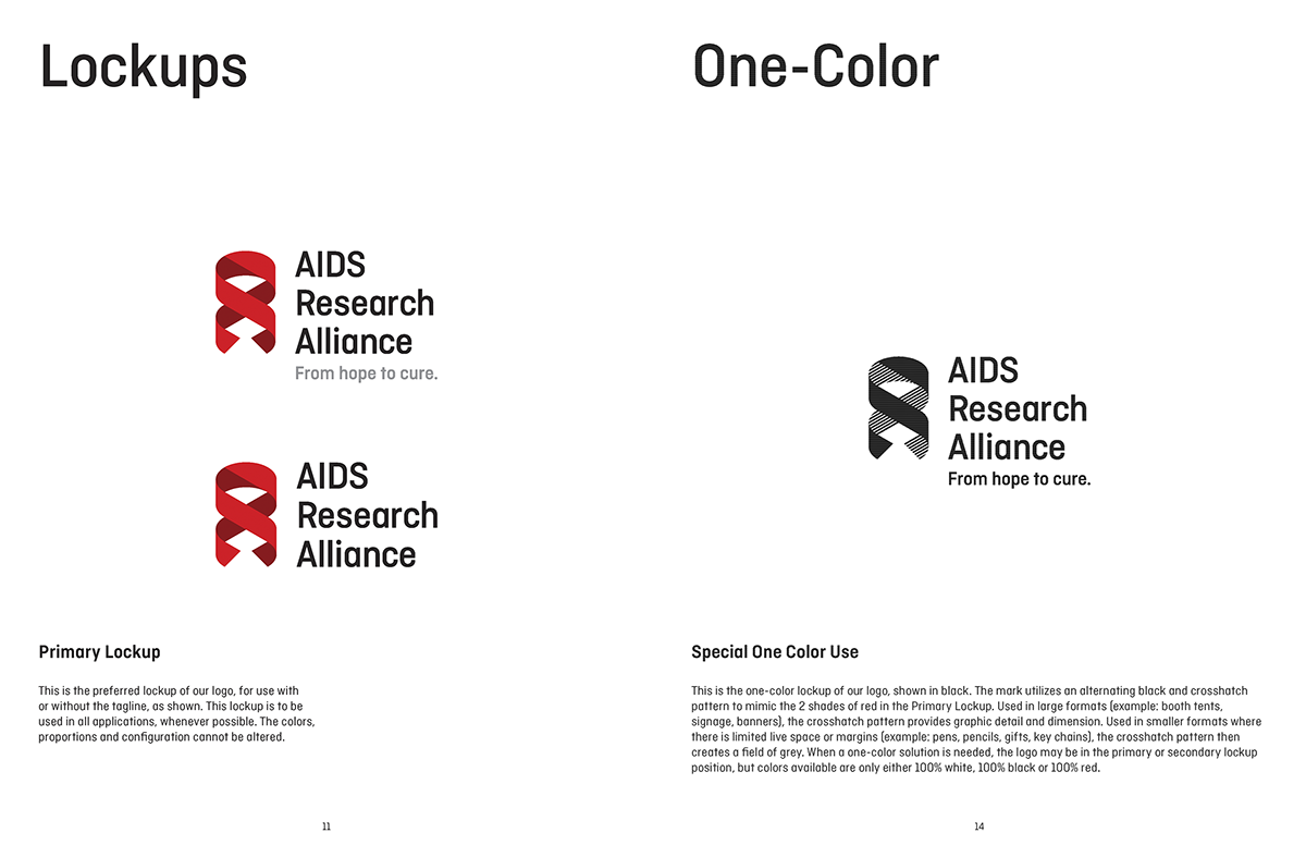 Style Guide logo graphic AIDS
