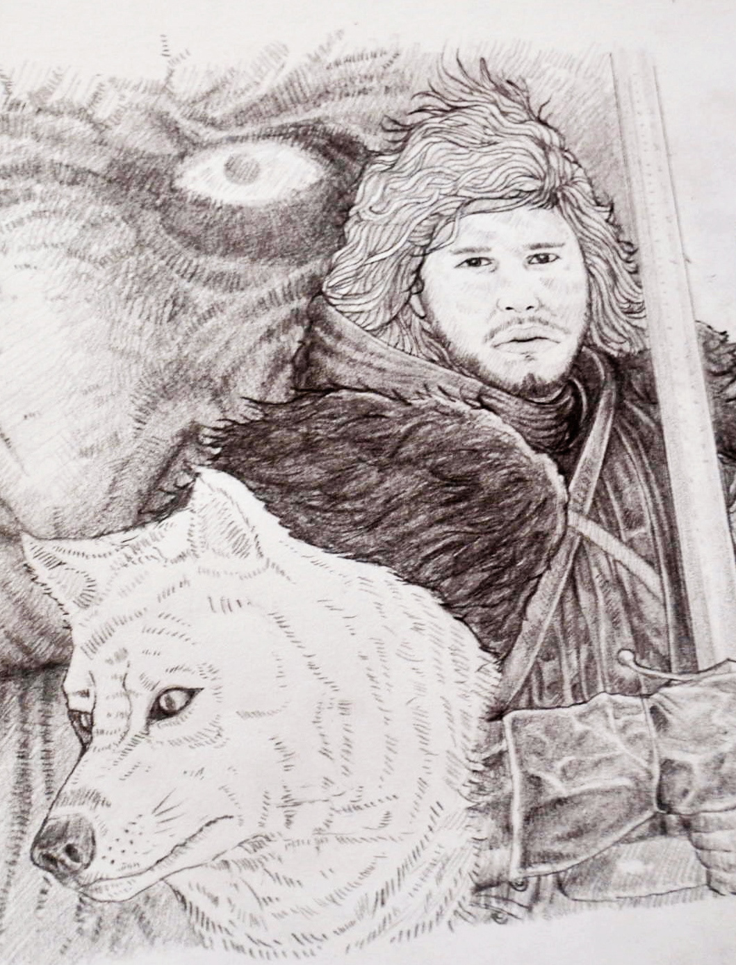 Game of Thrones white walkers Jon Snow