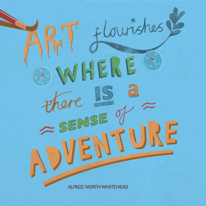 type graphic hand rendered type social media hand rendered quote digital photoshop quote scouts sketchbook Illustrator