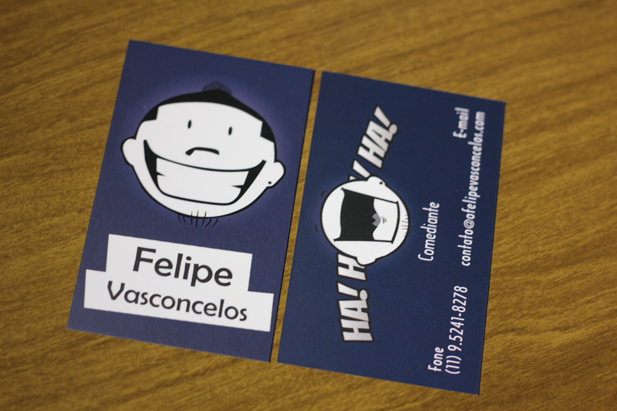 cards business comedian illustrations logo design
