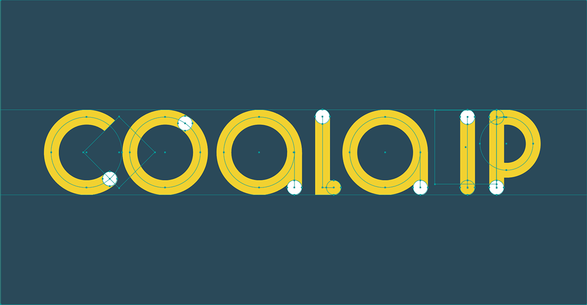 logo coala round font custom logo custom font