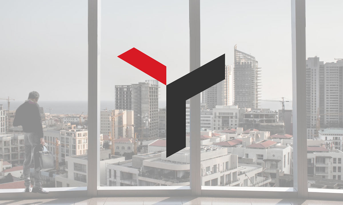 logo Stationery Web Corporate Identity trusthold holding real estate lebanon development Signage