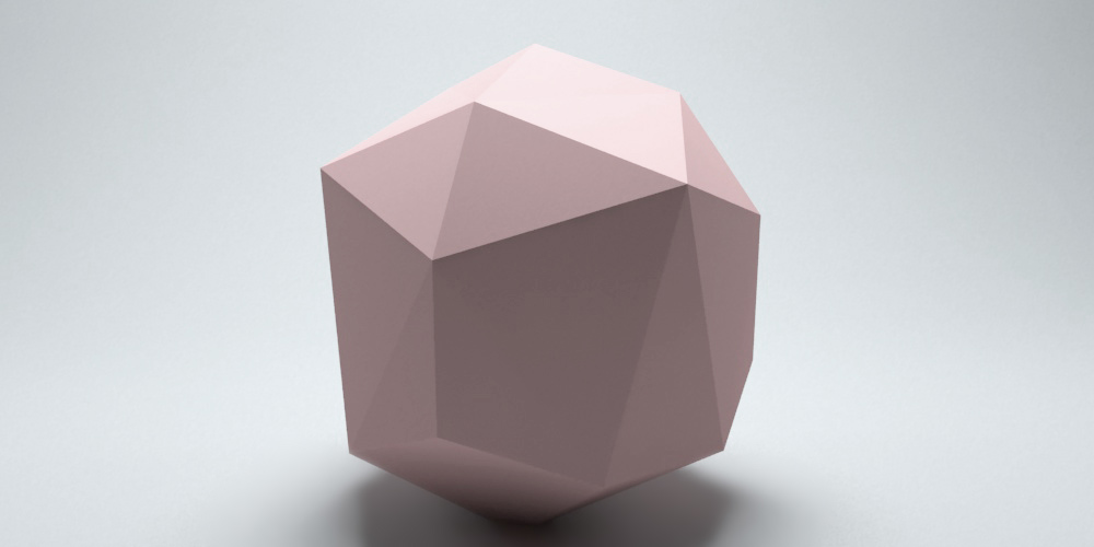 low poly shapes abstract