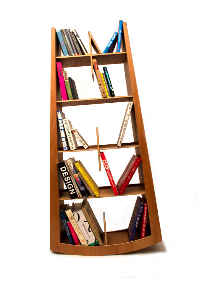 furniture design wood bookcase tilt cnc