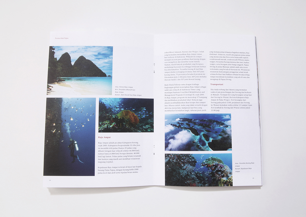 book books graphic design Papua indonesia photo print printdesign tourism Travel travelbook Guidebook heritage