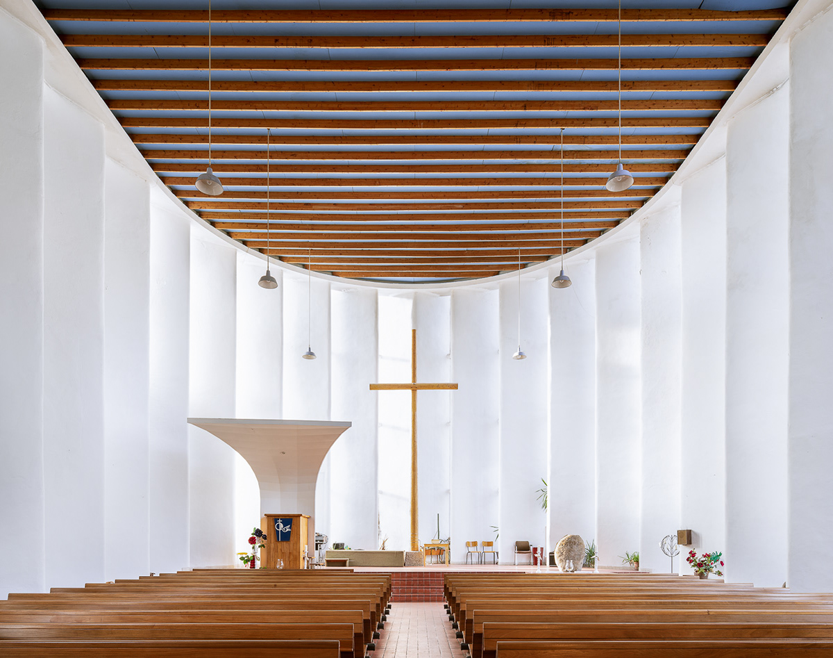 churches modern modernist concrete sacred Catholic spaces holy saint notre-dame
