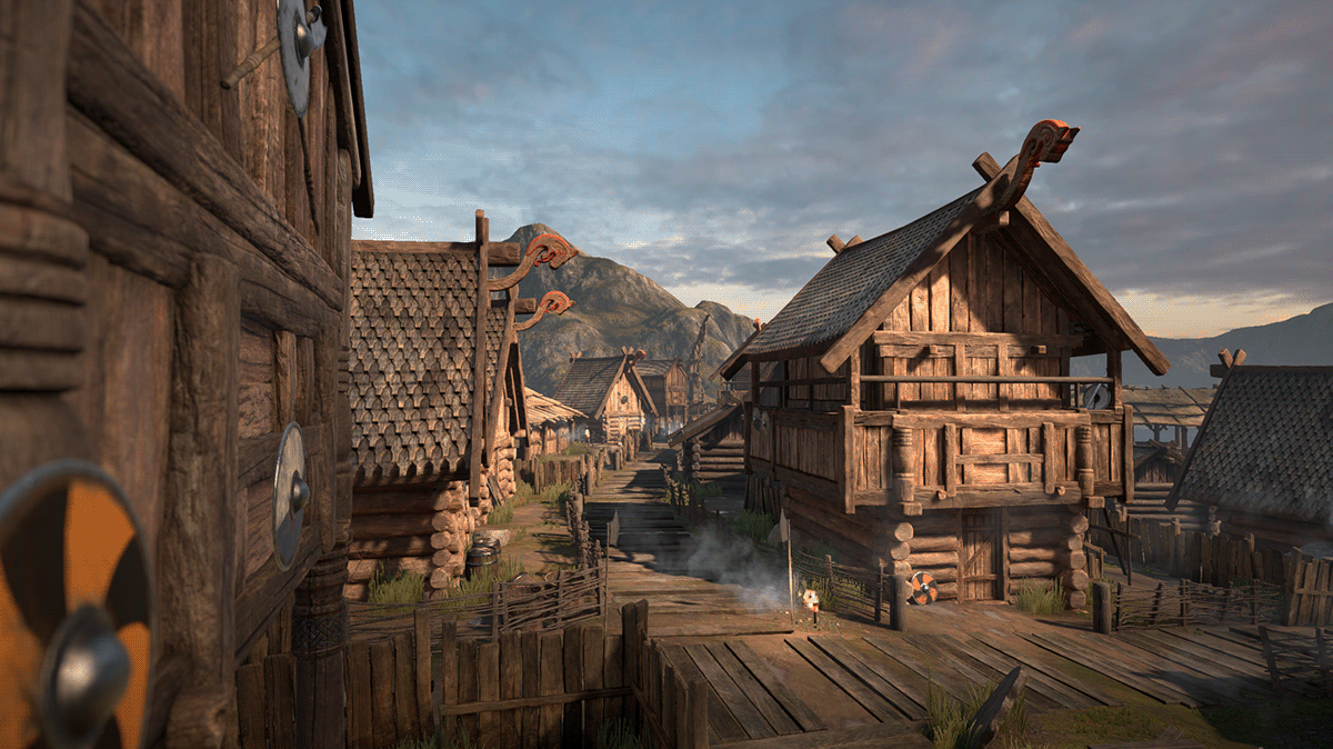 composition fmod foley mixing music Sound Design sound engineer unity video game viking village