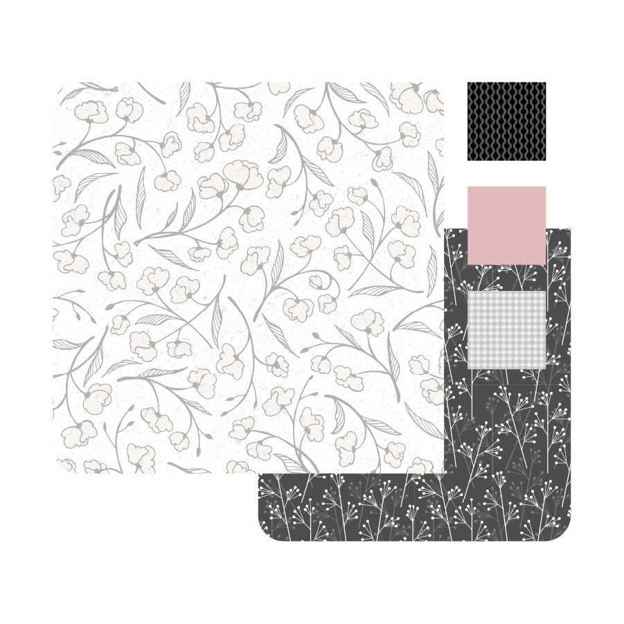 adobe illustrator fabric floral pattern ILLUSTRATION  pattern design  surface pattern design textile design 