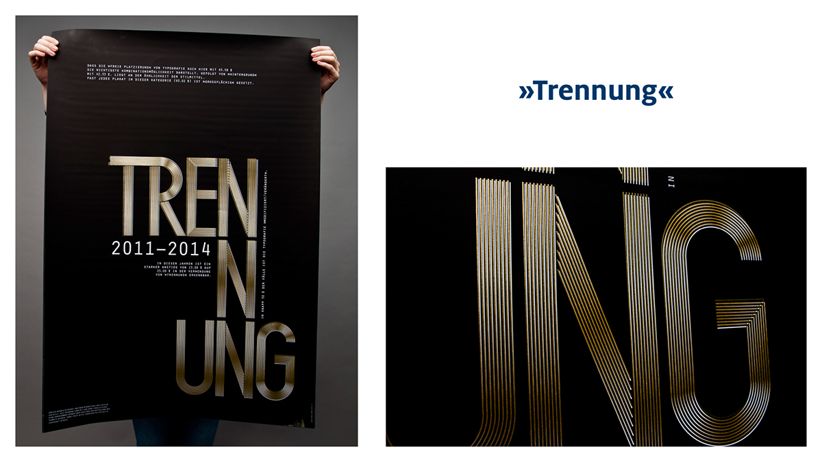 typografie poster plakat graduation Fabian Harm Master
