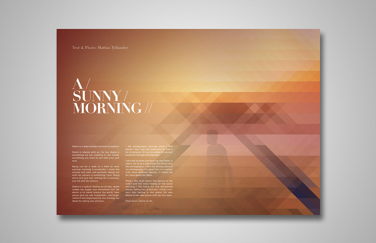 myp magazine desire design editorial graphic