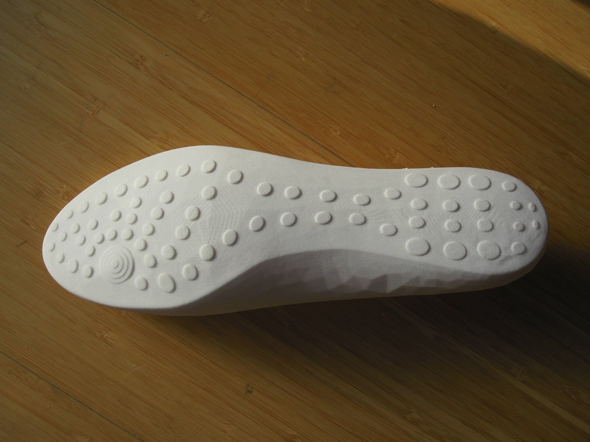 3d print z-corp  FLATS footwear Lady summer triangulation rubber