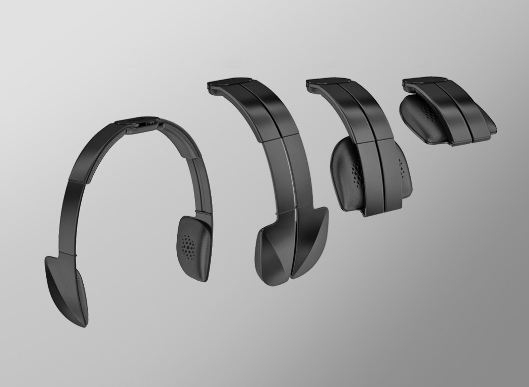 fashion accessory headphones product industrial design concept Functional Design