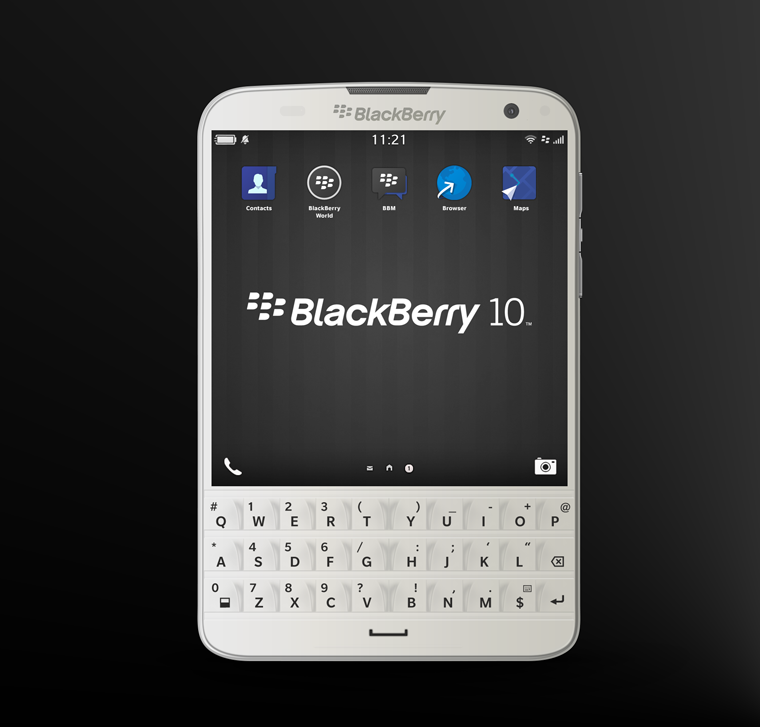 BB10 q30 blackberry BlackBerry 10 keyboard concept black White.