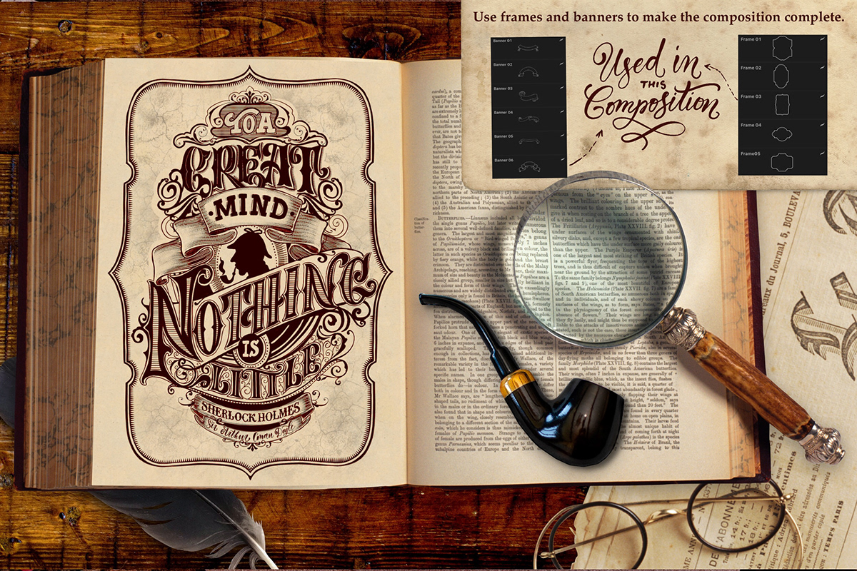 branding  brushes Calligraphy   lettering Procreate Retro typography   Victorian vintage
