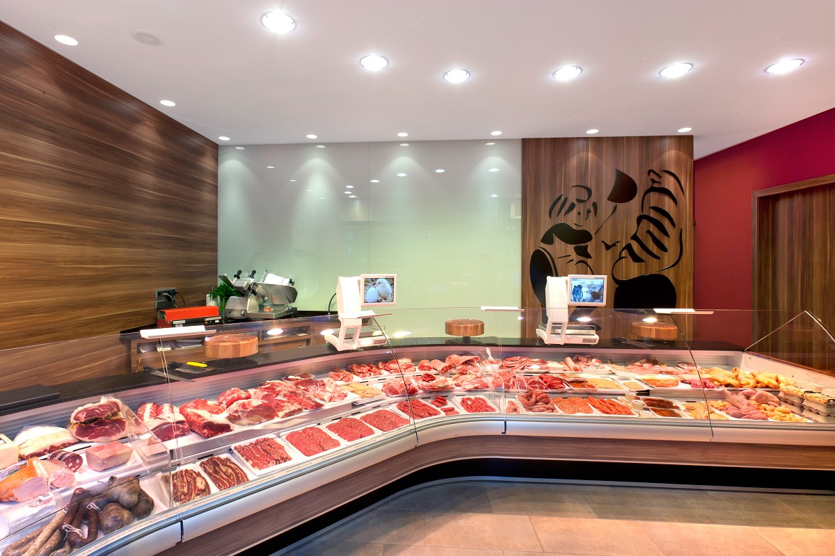 butcher spain Food  meat design Retail shop agencement boucherie