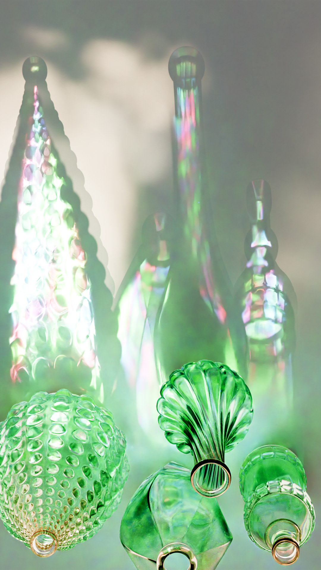light glassware glass art caustics colorful 3d modeling 3d animation Render 3D shadow